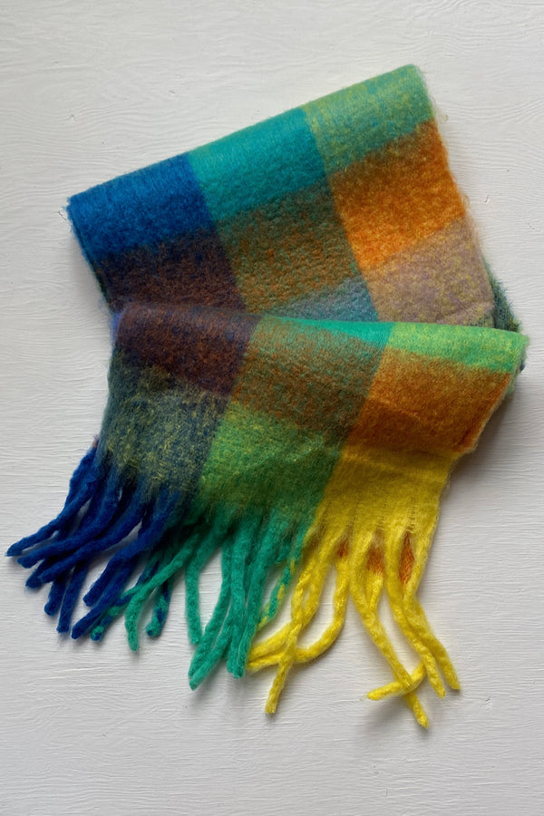 Blanket Scarf Multi Bright