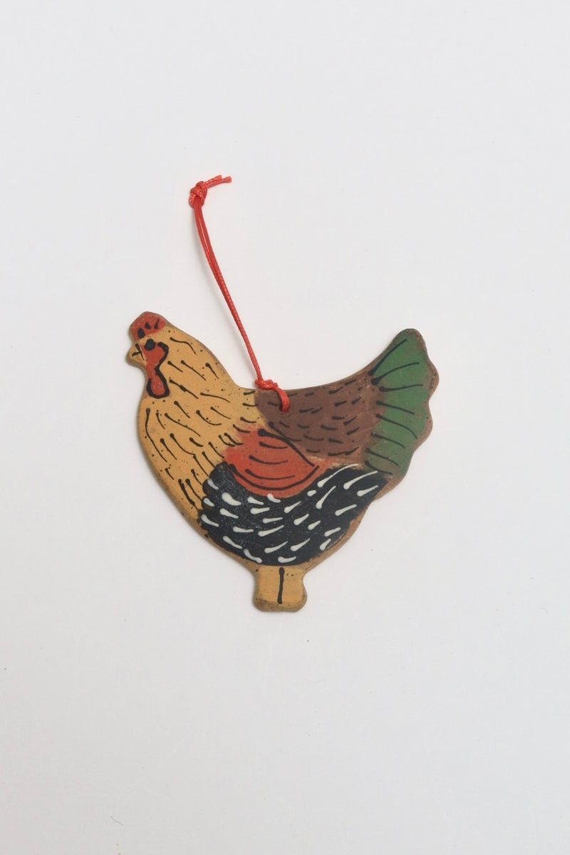 Colorful Chicken Ornament