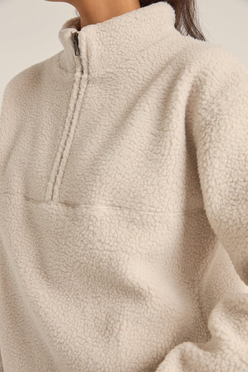 Sherpa Fleece Cream