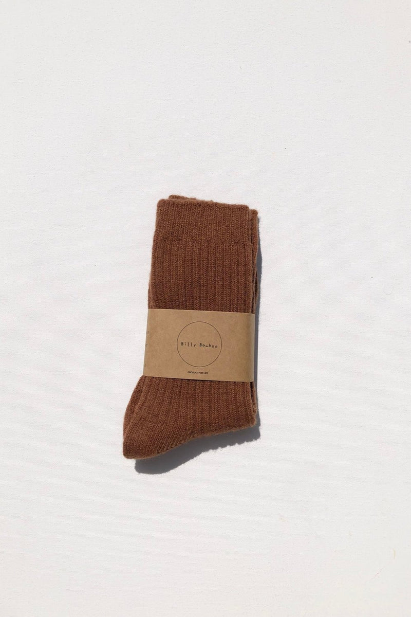 Iceland Heritage Wool Socks Maple