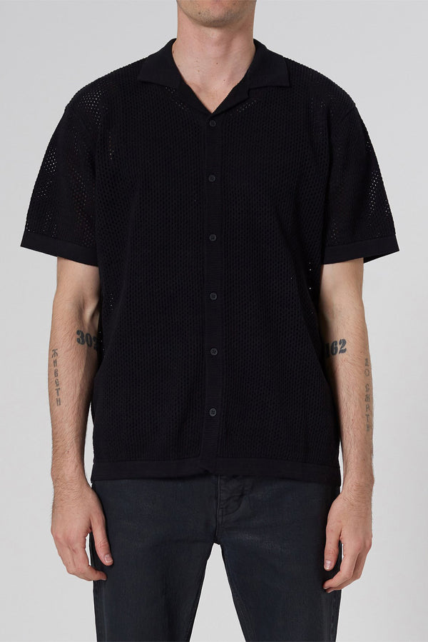 Cohen Knit Shirt Black