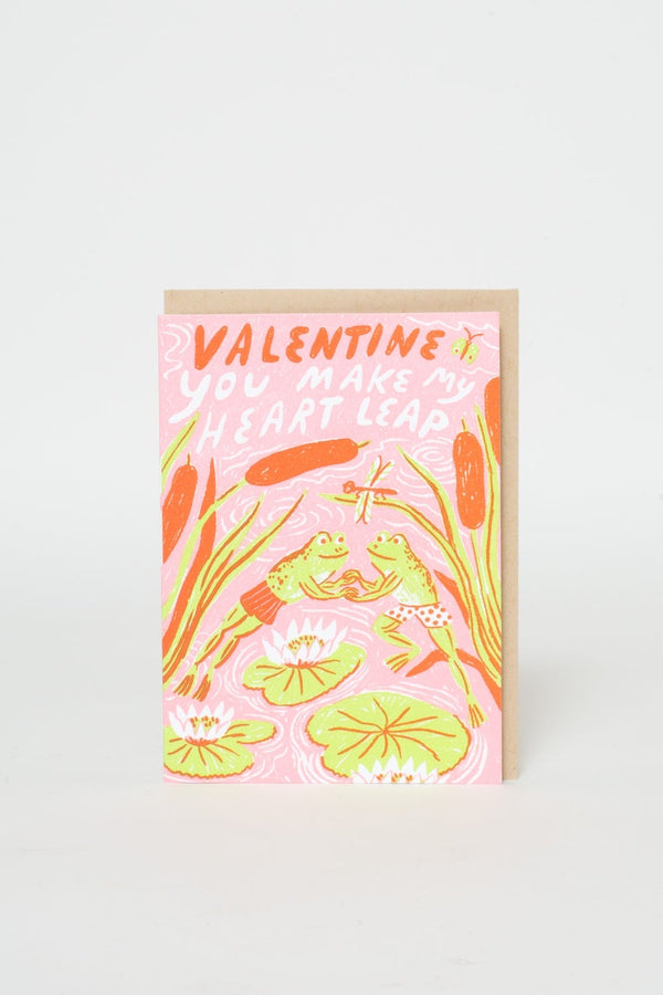 Frog Valentine Card