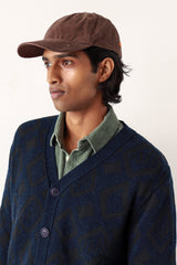 Carlos Cap Slate Brown Corduroy