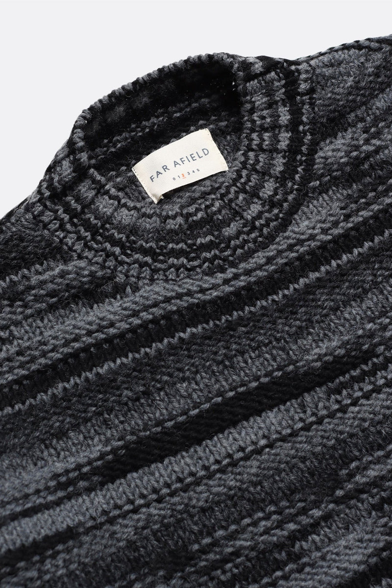 Hosono Knit Black/Grey