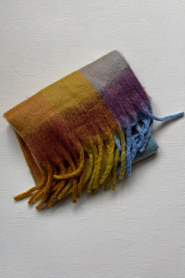 Blanket Scarf Multi Pastel