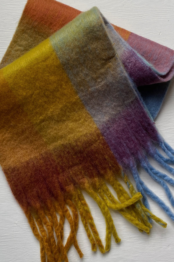 Blanket Scarf Multi Pastel