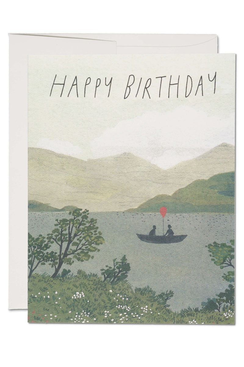 Birthday Canoe Card