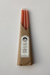 Beeswax Taper Candles Rust