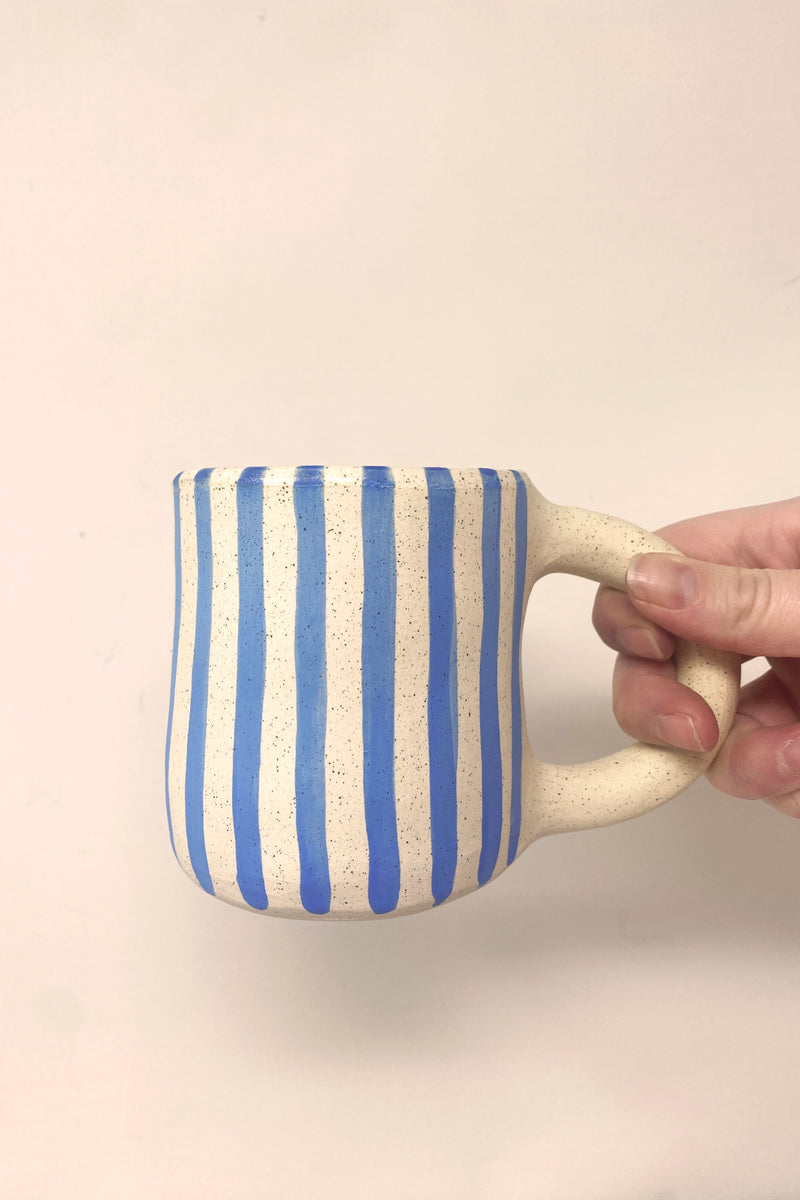 Blue Striped Mug