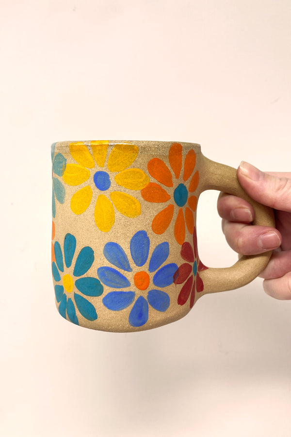 Gold Flower Mug