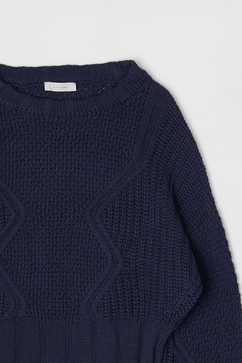 The Sadie Sweater Dusty Navy