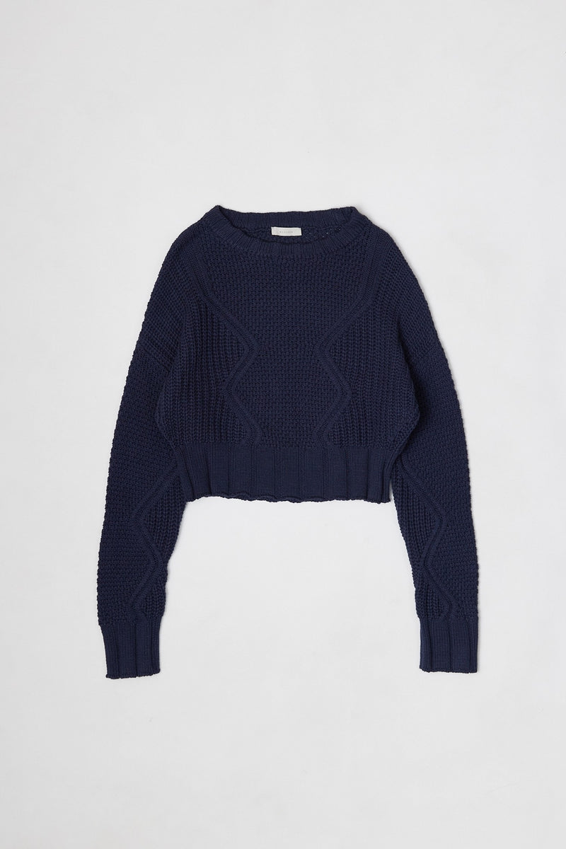 The Sadie Sweater Dusty Navy