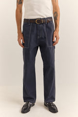 Contrast Stitch Carpenter Canvas Pant Indigo