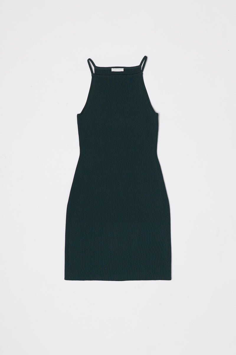 The Elia Dress Dark Green