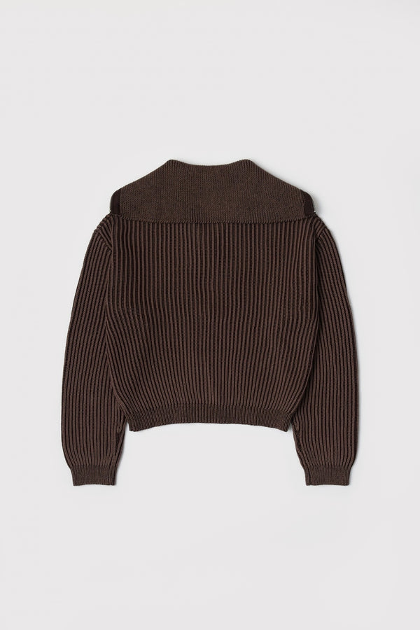 The Addison Sweater Brown Mix