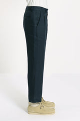 Double Pleated Trouser Blue Nights