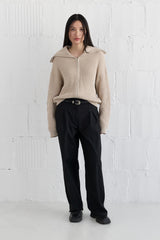 The Addison Sweater Beige Mix