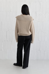 The Addison Sweater Beige Mix