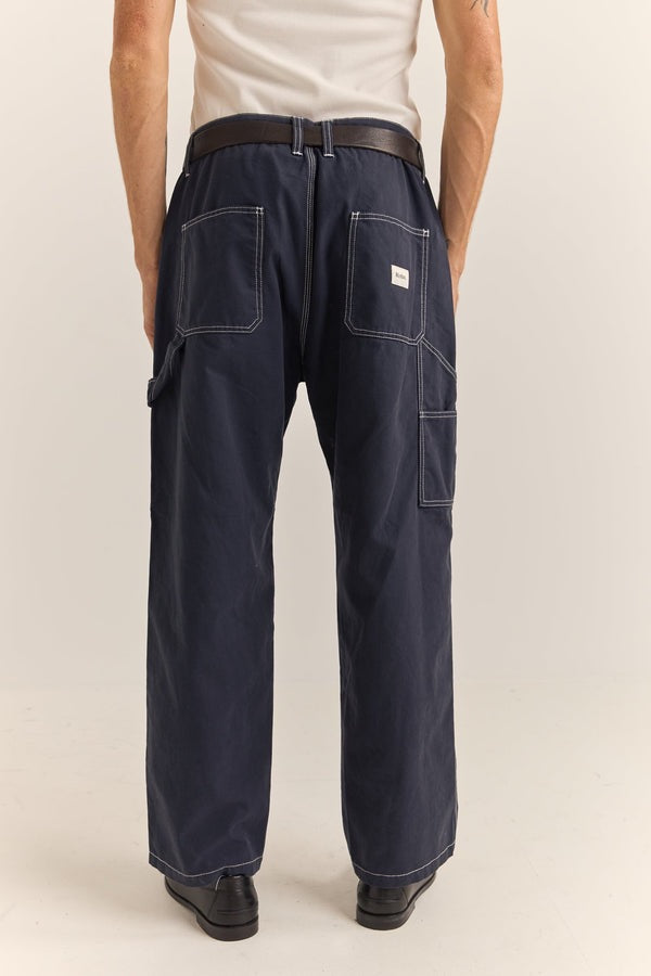 Contrast Stitch Carpenter Canvas Pant Indigo