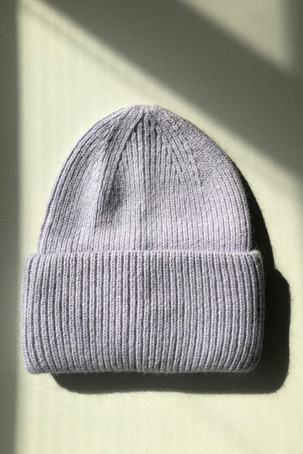 Royal Angora Beanie Lavender