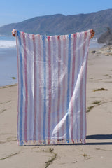 Malibu Stripe Throw Blanket Multicolored