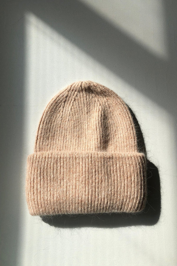 Royal Angora Beanie Oat