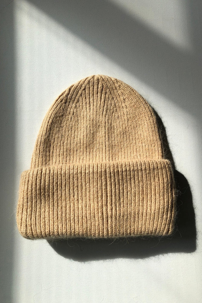 Royal Angora Beanie Camel