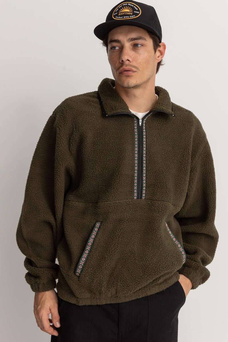 Sherpa Pull Over Olive September