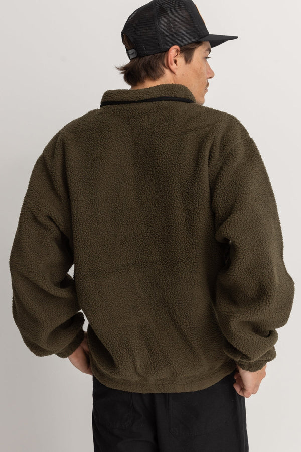 Sherpa Pull Over Olive