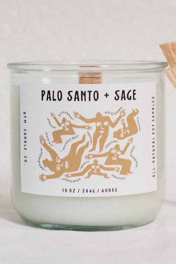 Palo Santo + Sage Candle