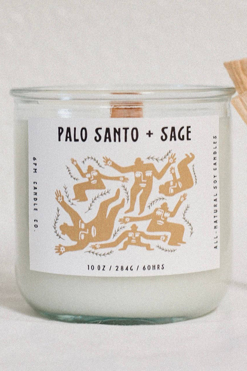 Palo Santo + Sage Candle