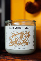 Palo Santo + Sage Candle