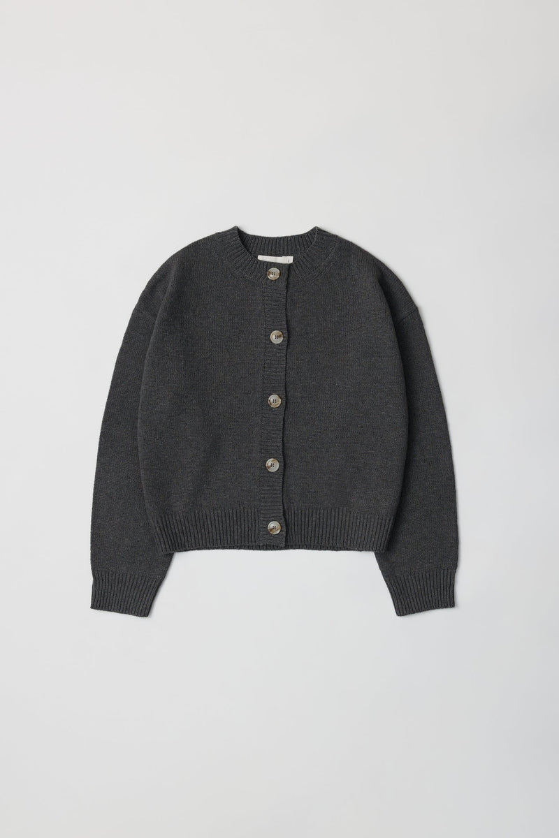 The Lucy Cardigan Dark Grey