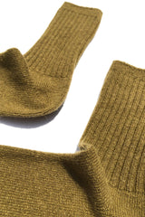 Iceland Cottage Wool Socks Olive