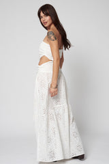 The Eyelit Garden Party Maxi White