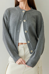 The Lucy Cardigan Dark Grey