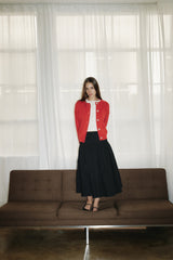 The Lucy Cardigan Red