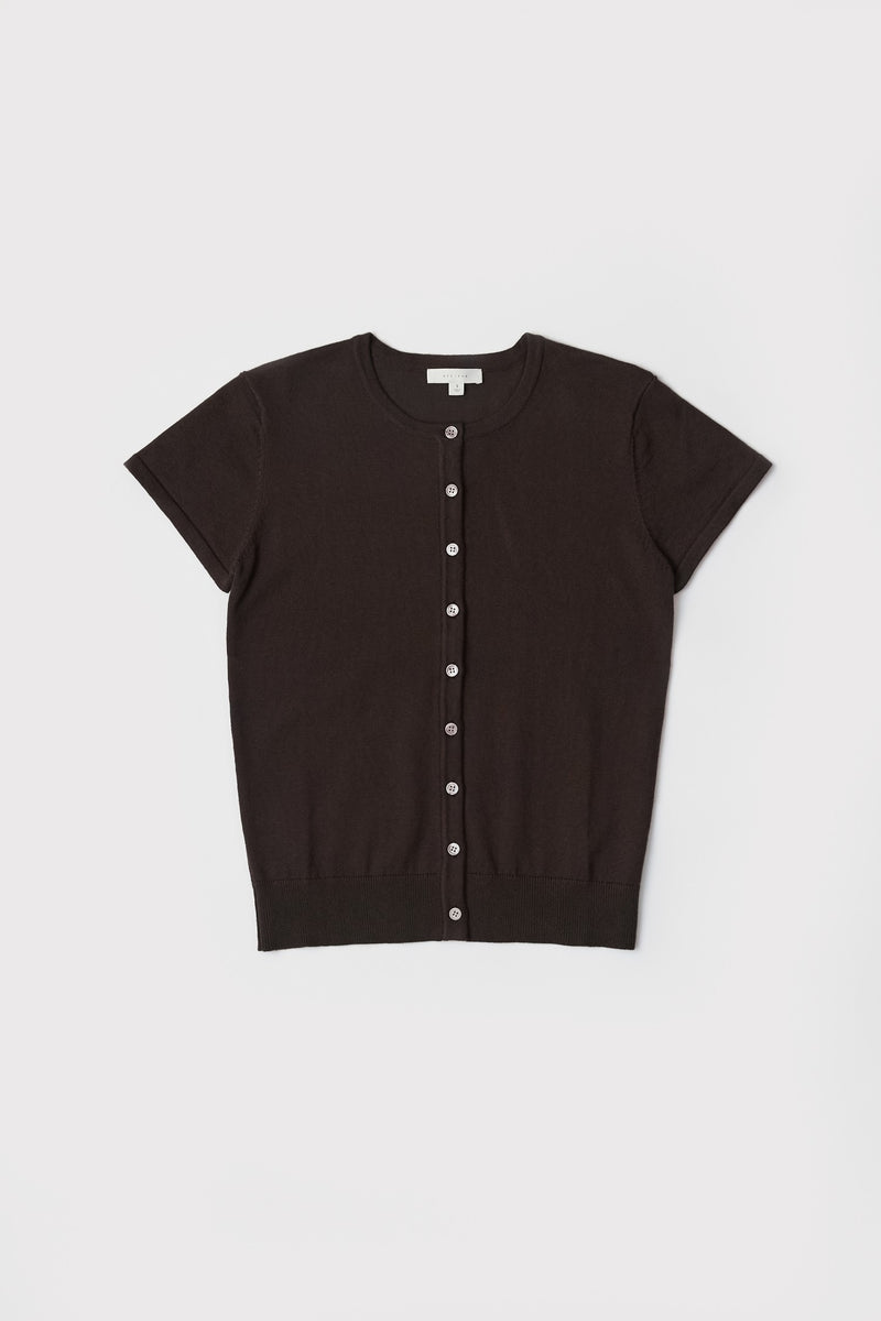 The Pauline Top Dark Brown