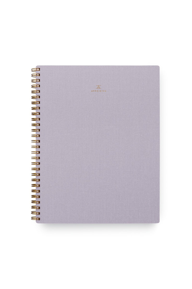 The Notebook Lavender Grey Lined