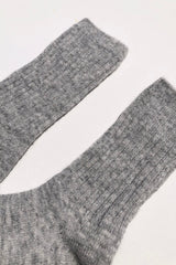 Iceland Cottage Wool Socks Grey