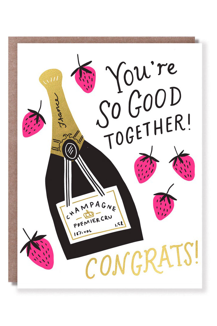 Strawberries and Champagne Card