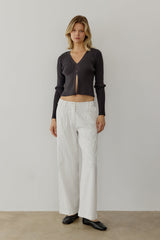 The Allegra Top Charcoal