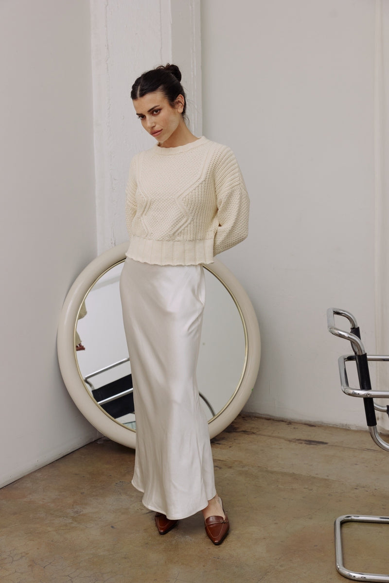 The Sadie Sweater Cream