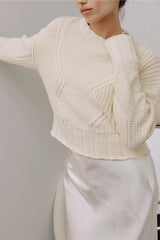 The Sadie Sweater Cream