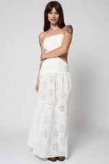 The Eyelit Garden Party Maxi White