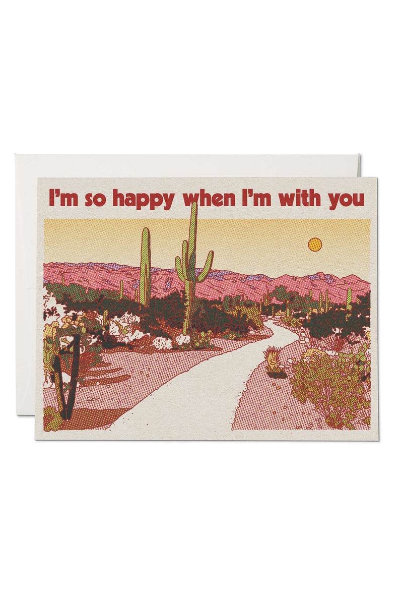 When I'm With You Card