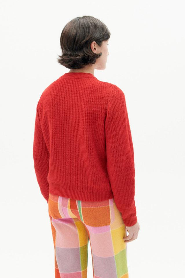 Hera Knitted Sweater Red