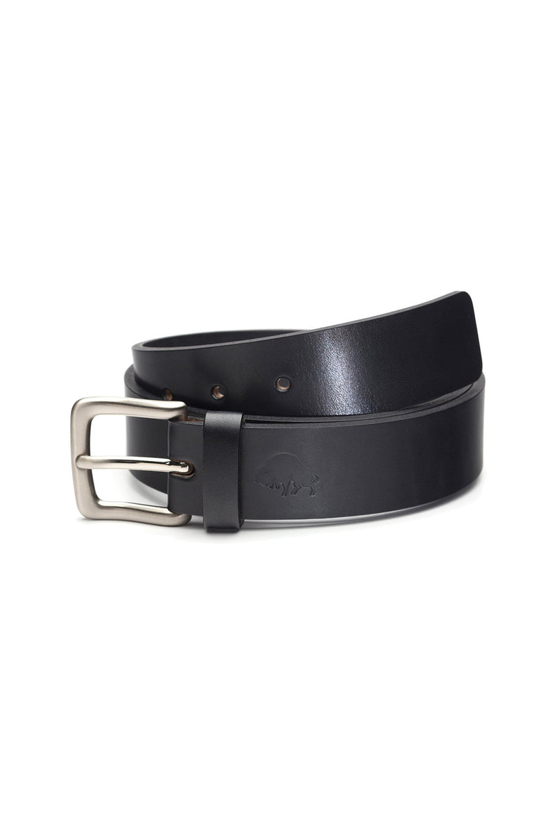 No. 1 Leather Belt Black