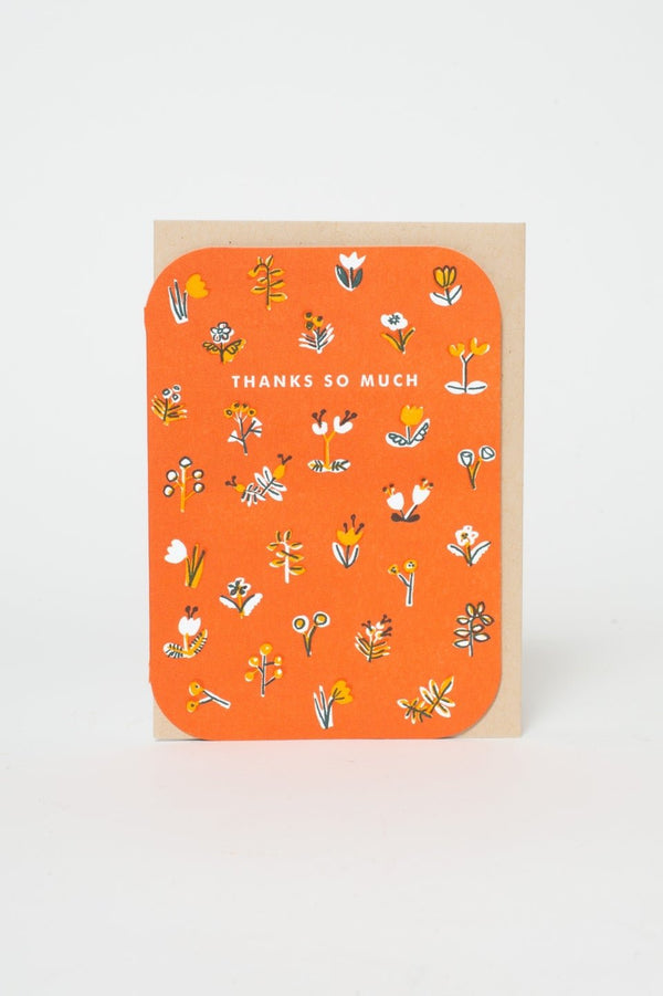 Little Flower Thanks Card