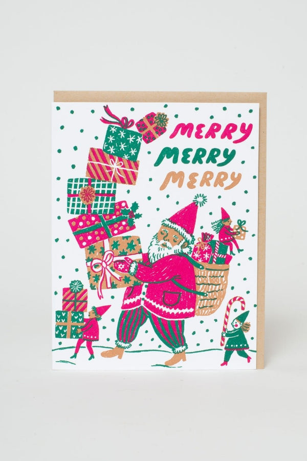 Merry Santa Card